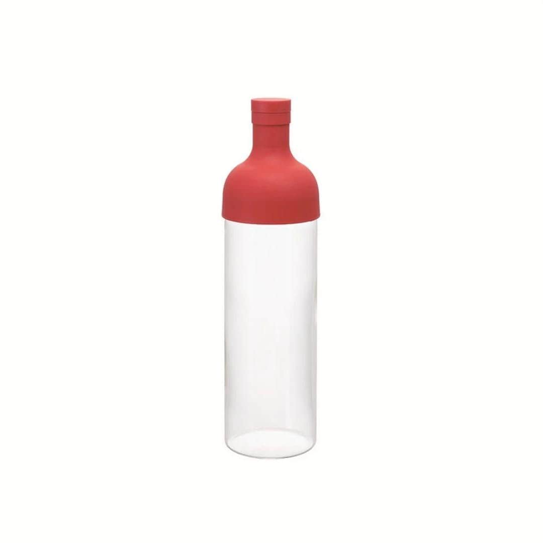 Hario Cold Brew Tea Bottle (750ml) With Filter And Tea Glasses | Black